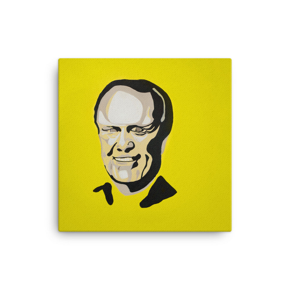 Gerald Ford canvas print on wall — Dads of Democracy by Damon DeWitt