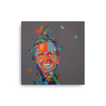 George H.W. Bush canvas print on wall — Dads of Democracy by Damon DeWitt