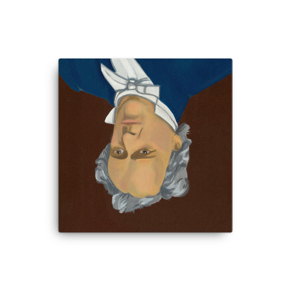 James Buchanan canvas print — Dads of Democracy presidential portrait by Damon DeWitt