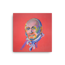 John Quincy Adams canvas print on wall — Dads of Democracy by Damon DeWitt