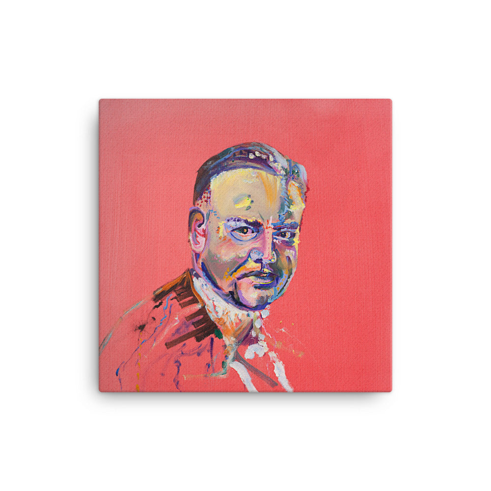 Herbert Hoover canvas print on wall — Dads of Democracy by Damon DeWitt