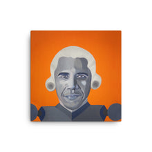 Barack Obama canvas print on wall — Dads of Democracy by Damon DeWitt