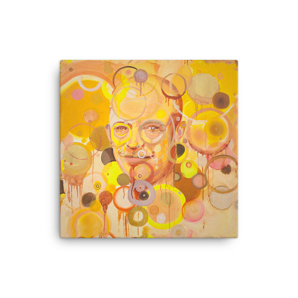 Dwight D. Eisenhower canvas print — Dads of Democracy presidential portrait by Damon DeWitt