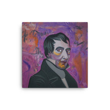 William Henry Harrison canvas print on wall — Dads of Democracy by Damon DeWitt