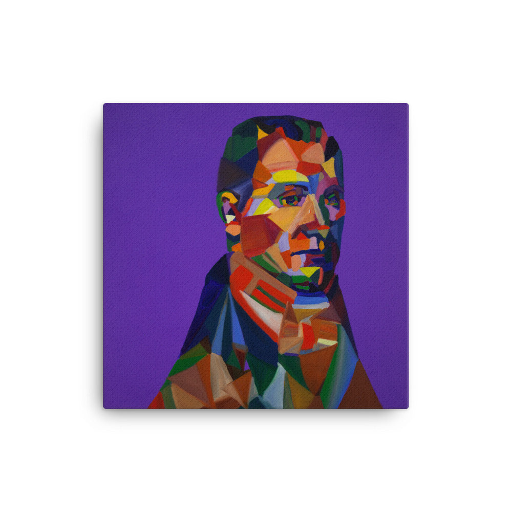James Monroe canvas print on wall — Dads of Democracy by Damon DeWitt