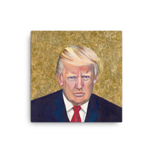 Donald Trump canvas print — Dads of Democracy presidential portrait by Damon DeWitt