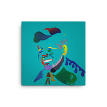 John F. Kennedy canvas print — Dads of Democracy presidential portrait by Damon DeWitt