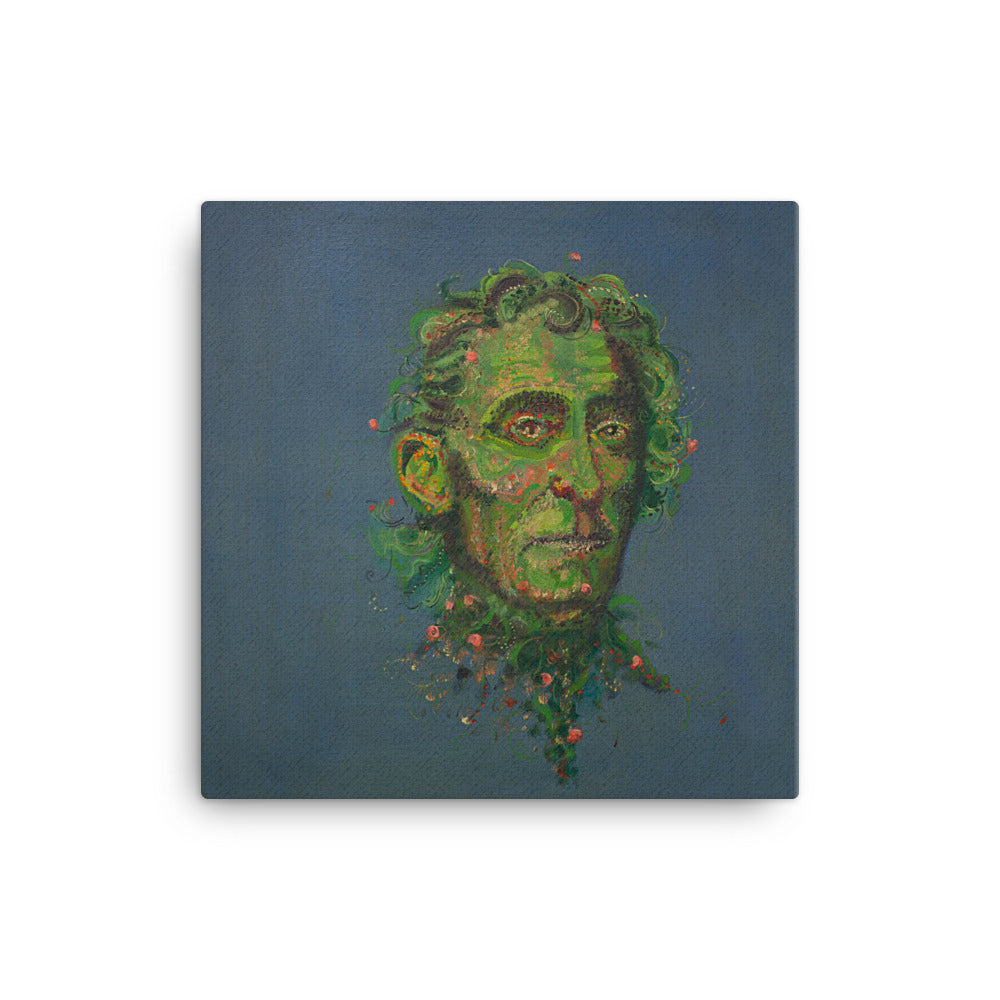 John Tyler canvas print — Dads of Democracy presidential portrait by Damon DeWitt