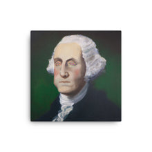 George Washington canvas print — Dads of Democracy presidential portrait by Damon DeWitt