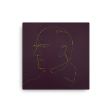 William McKinley canvas print — Dads of Democracy presidential portrait by Damon DeWitt