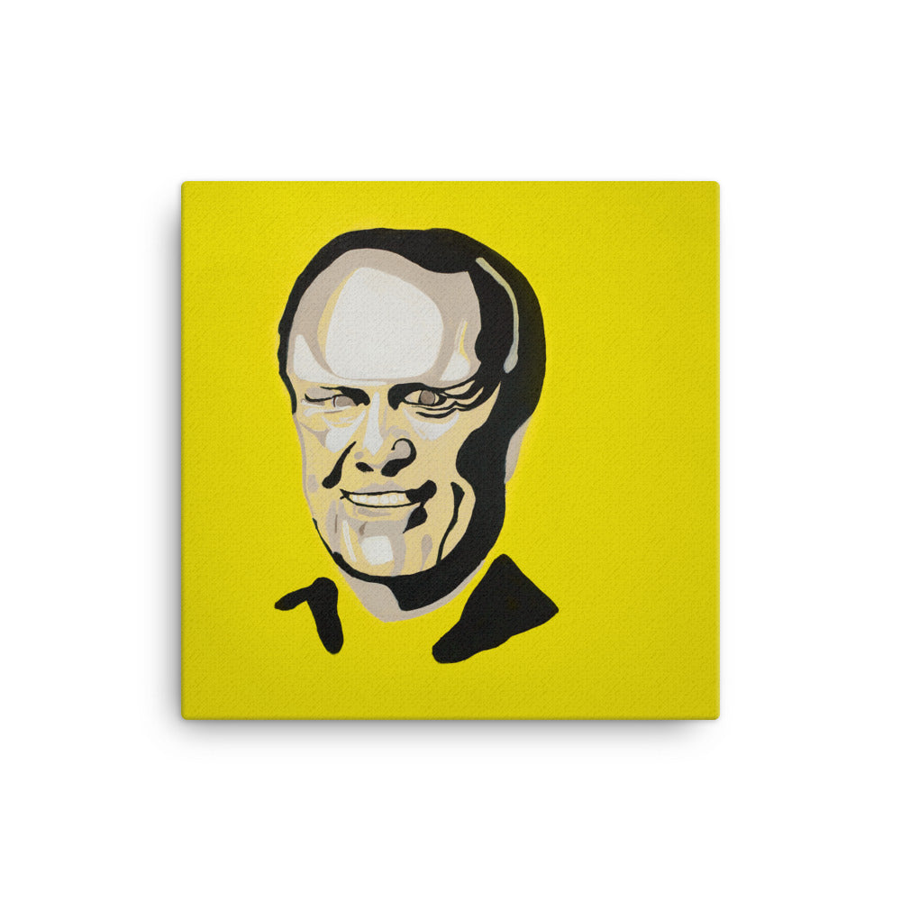Gerald Ford canvas print — Dads of Democracy presidential portrait by Damon DeWitt