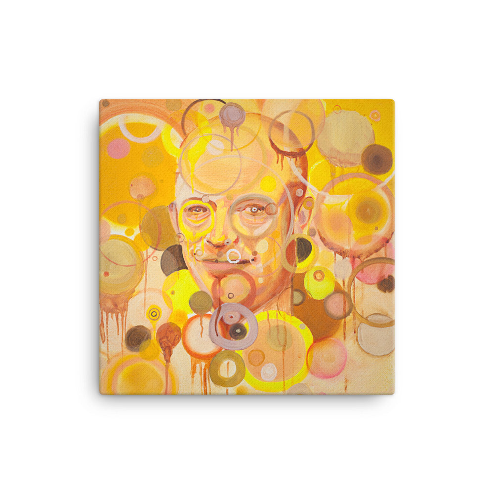 Dwight D. Eisenhower canvas print on wall — Dads of Democracy by Damon DeWitt
